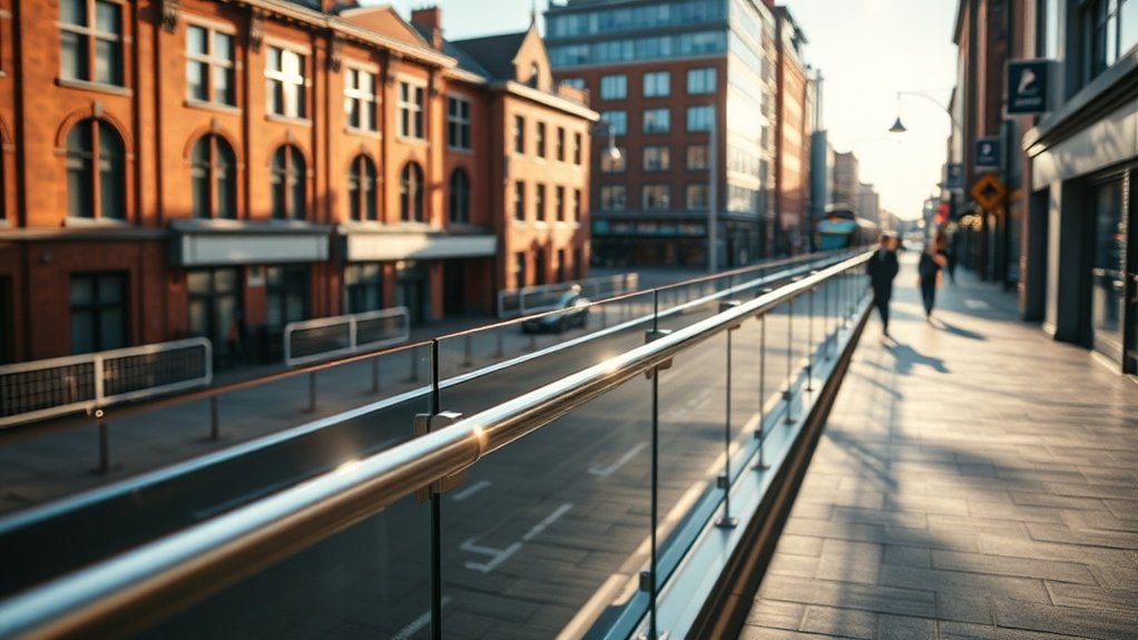Glass Balustrades Wall End