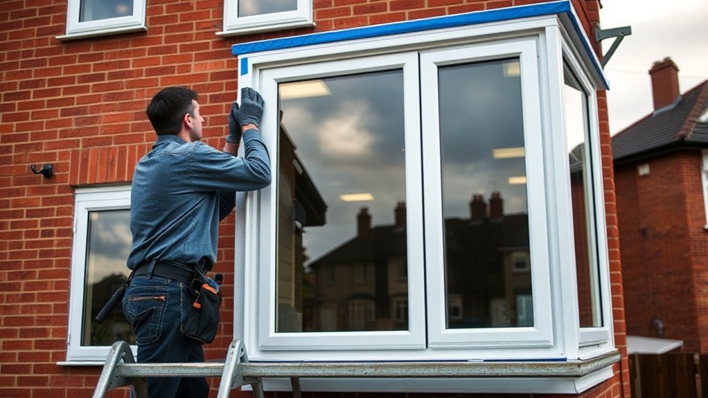 Window Installation Cherry Tree Wood