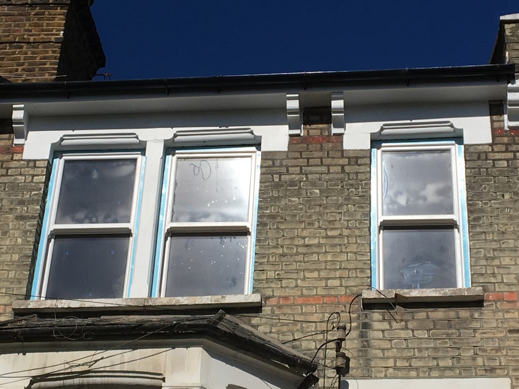 New uPVC sash windows fitted on Victorian terrace in East Finchley